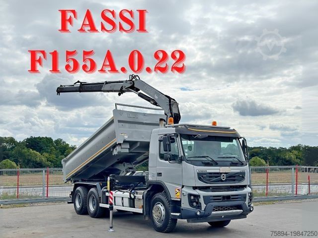 Самосвал VOLVO FMX 420 Kipper 5,10m *FASSI F155A.0.22+FUNK/6x4