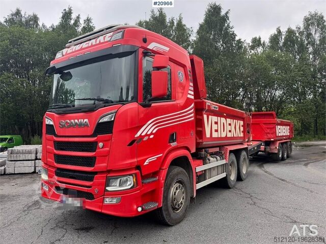 Самосвал Scania R650 6x4 Tipper Truck.