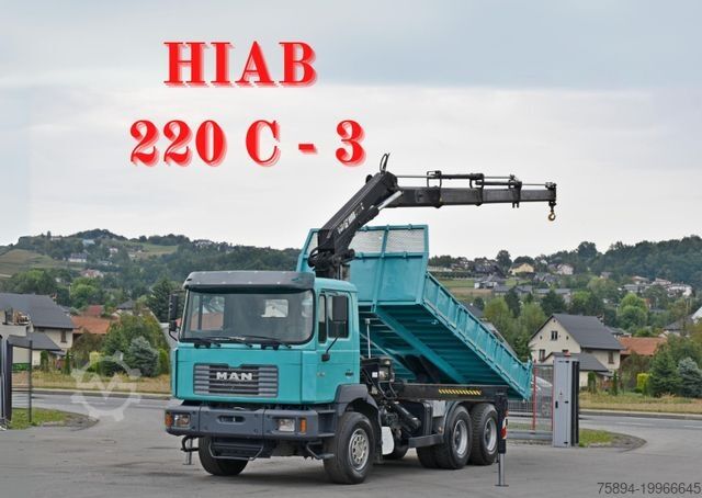 Самосвал MAN 27-314 * HIAB 220 C - 3 + FUNK * 6x4