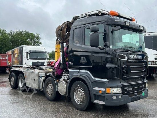Самосвал SCANIA R560 8X2, SCHROTTKRAN, E5, LENK-LIFT-ACHSE