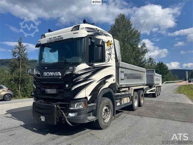 Самосвал Scania R580 6x4 Plow Rigged Tipper Truck. WATCH VIDEO