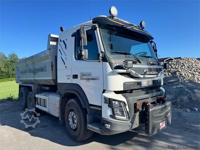 Самосвал Volvo FMX 540 6x4 Plow Rigged Tipper Truck. Low KM!