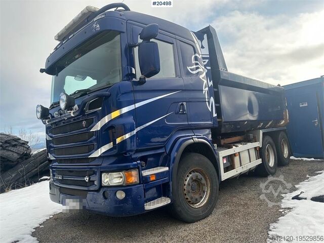 Самосвал Scania R730 6x4 tipper truck.