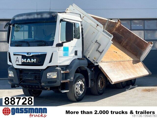 Самосвал MAN TGS 35.460 8X4 BB, Meiller Bordmatik 13m³