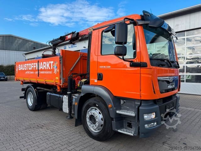 Самосвал MAN TGM 18.340 4x2 Euro 6 Kipper Kran PK11001.K