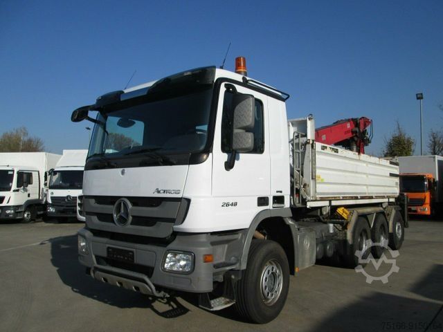 Самосвал MERCEDES-BENZ ACTROS 2648/3248 L 6x4/8 Kipper MEILLER KRAN
