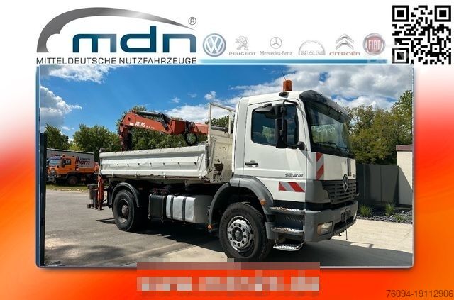 Самосвал MERCEDES-BENZ Atego 1829 4x2 Meiller Kipper Kran 2014 FUNK AHK