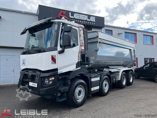 Самосвал RENAULT C 480 8x4*Carnehl-ALUmulde*Klappverdeck*14TKM*