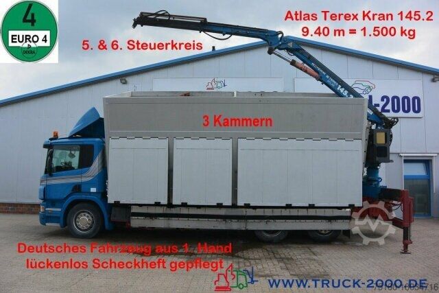 Самосвал Scania P380 Glas Wertstoff Sammler Recycling 37m³1.Hand