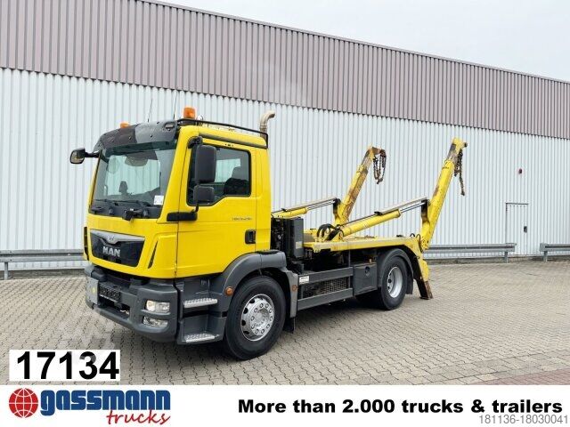 Самосвал MAN TGM 18.290 4x2 BL, Meiller Teleabsetzkipper,  Funk