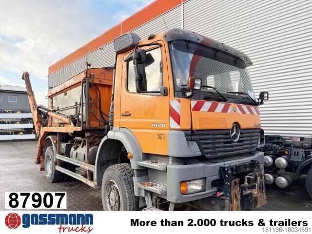 Самосвал Mercedes-Benz Atego 1828 4x4, Tele-Absetzer,