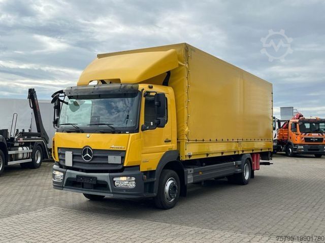 Бортовой грузовик с тентом MERCEDES-BENZ Atego 1224 L  Pritsche LBW LBW 1.5to