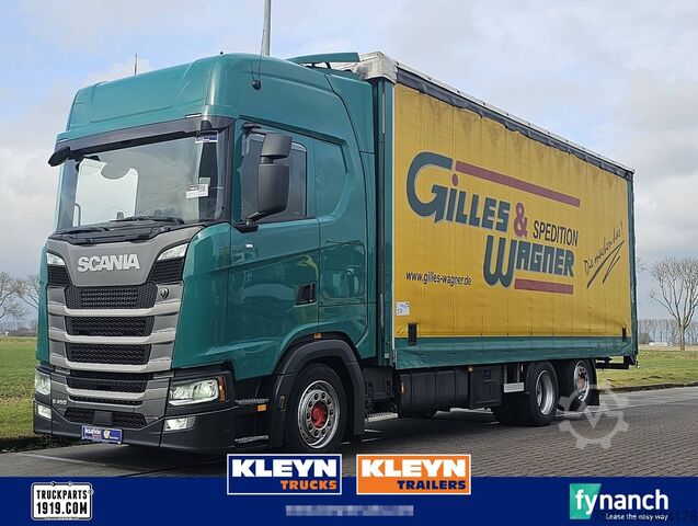 Раздвижной брезент SCANIA S450 6X2*4 FORKLIFT CONN.