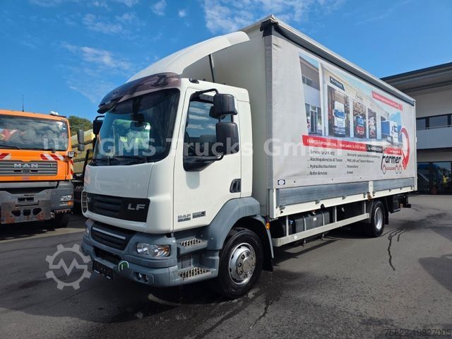 Бортовой грузовик с тентом DAF LF 55 / NUR 135km / Klima / 7,2m  / Load 8,2ton