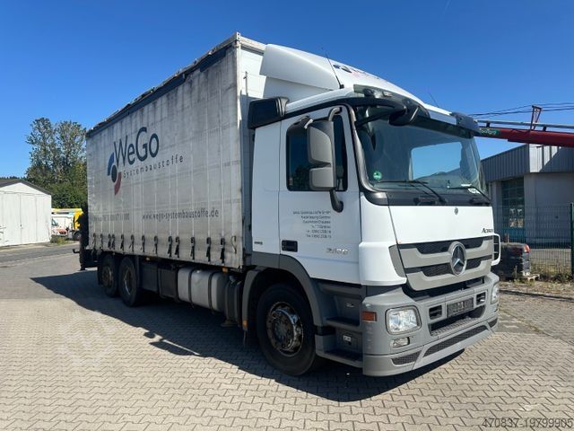 Бортовой грузовик с тентом MERCEDES-BENZ Actros 2536 / Palfinger PK 22000 / JIB / Funk