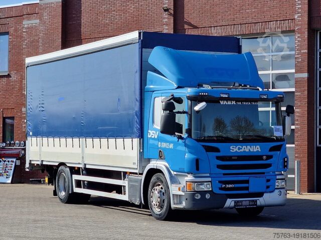 Брезент Scania P320 4x2 - Side boars - Loadlift - Full air - Navi
