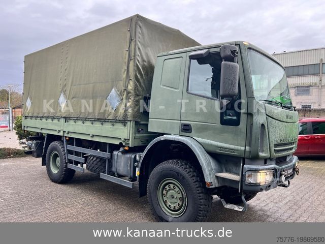Бортовой грузовик с тентом IVECO 140 E240  Eurocargo 4x4 Miltär Camper Expedition