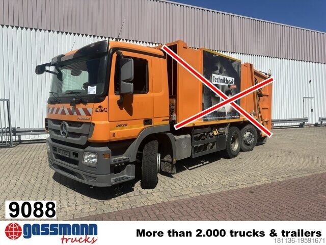 Шасси грузовика Mercedes-Benz Actros 2532/41 L 6x2, EEV, Lenkachse