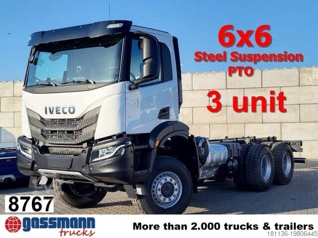 Шасси грузовика Iveco T-Way 360 6x6, Nebenantrieb, 3x VORHANDEN!