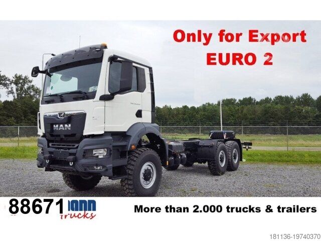 Шасси грузовика MAN TGS 33.440 6x6 BB CH, Euro2, Einzelbereifung