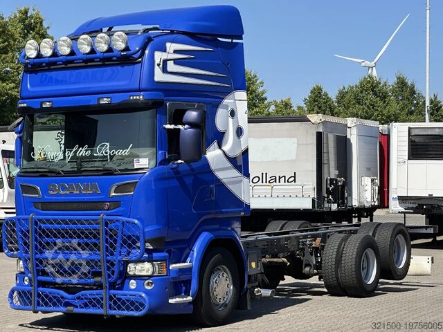 Шасси с кабиной Scania R580 V8 6X2 Chassis WB 4.70mtr Retarder Topline...