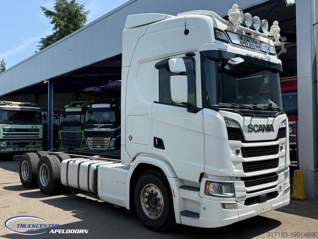 Шасси с кабиной Scania R650 V8 NGS 6x4, Standclima, Retarder, PTO