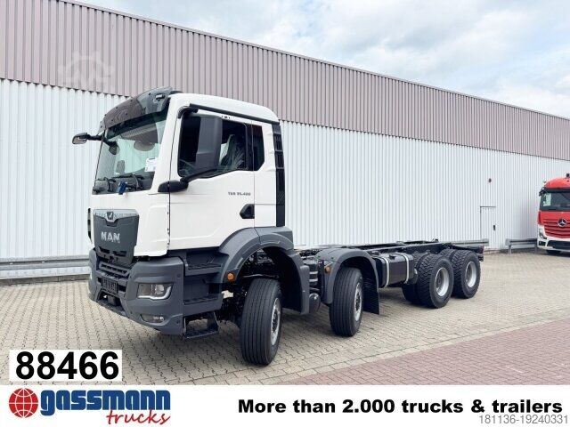 Шасси грузовика MAN TGS 35.480 8x8 BB CH, Hohe Bauart, Nebenantrieb