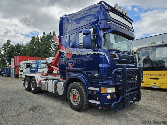 Рулонный самосвал Scania R620LB6X4HNB mit HIAB Multilift