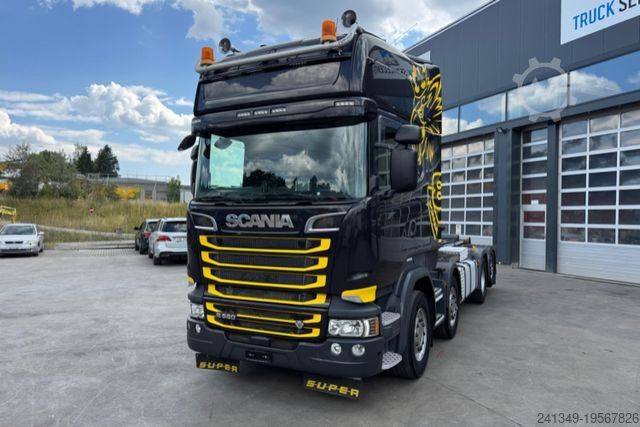 Крюковой мусоровоз SCANIA R580 8x2 Nencki Hooklift