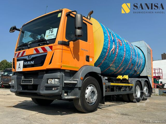 Грузовик для перевозки мусора MAN TGM26.340/FAUN Rotorpresse/Zöller/6x2