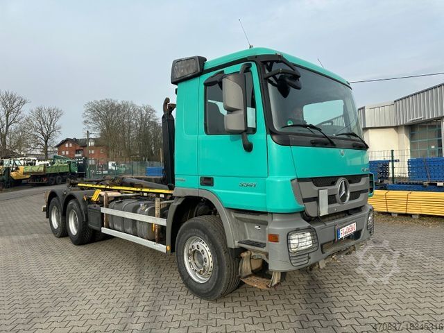 Крюковой мусоровоз MERCEDES-BENZ Actros 3341 6x4 / Hiab  XR 26 S 56 / BLATT BLATT