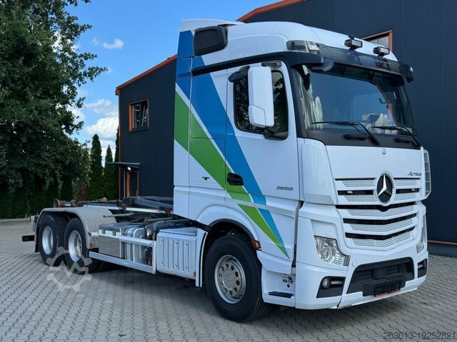 Крюковой мусоровоз MERCEDES-BENZ ACTROS 2658 6x2 Abrollkipper MEILLER RK 26.67K