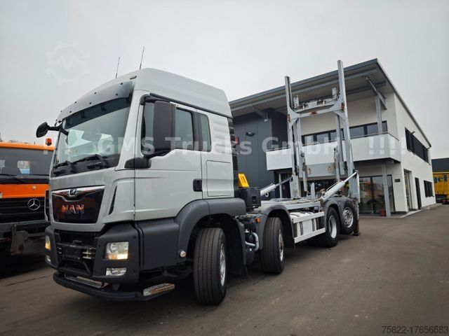 Крюковой мусоровоз MAN TGS 35.460 / M-Tec Silosteller / 8X4 / Manual