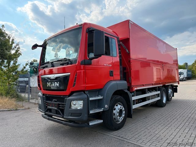 Грузовик для перевозки напитков MAN TGS 26.400 Getränke/ZIKUN/Lift-Lenk/Seitenlader