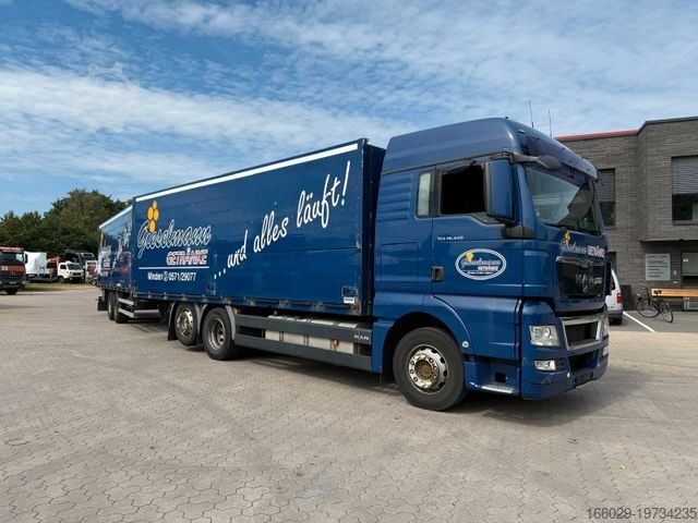 Грузовик для перевозки напитков MAN TGA  Schwenkwand-Getränkeaufbau incl. Anhänger