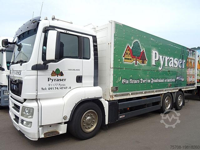 Грузовик для перевозки напитков MAN 26.480 TGS*7,5 m Schwenkwand*MSH*Lift/Lenk*Ret