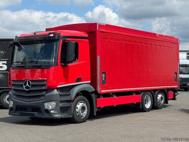 Грузовик для перевозки напитков MERCEDES-BENZ ANTOS 2540 L / LBW / AHK / LENKACHSE / KAMERA