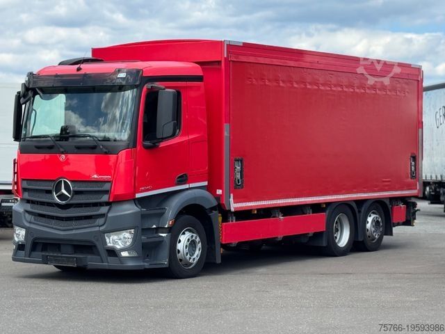 Грузовик для перевозки напитков MERCEDES-BENZ ANTOS 2540 L / LBW / AHK / LENKACHSE / KAMERA