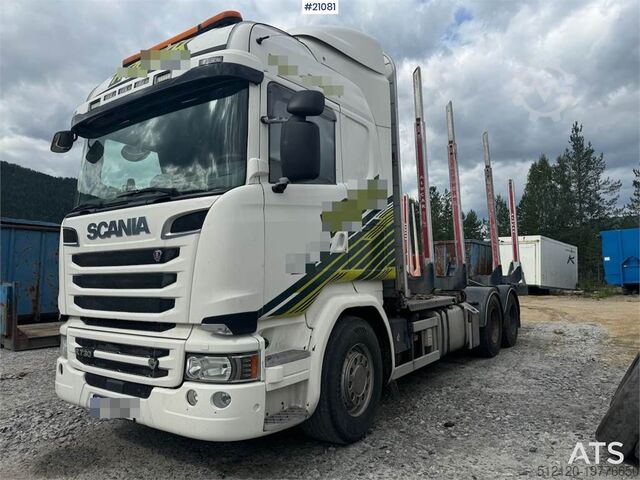 Транспортировщик древесины Scania R730 6x4 Timber truck.