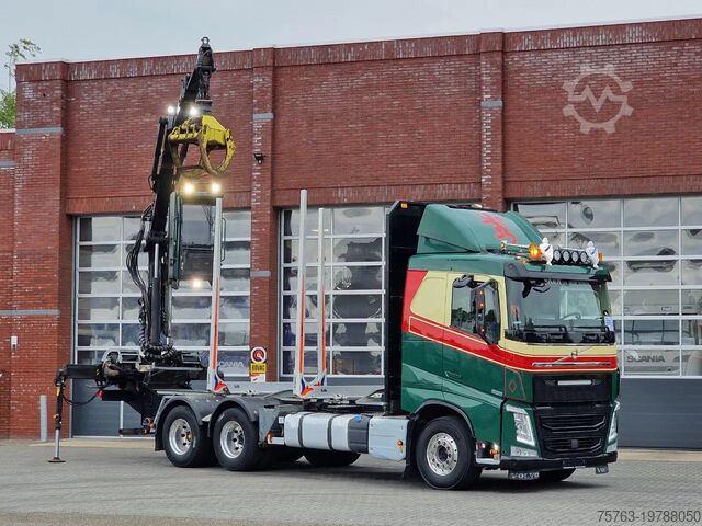 Транспортировщик древесины Volvo FH 13.540 6x4 - HIAB / Loglift F125Z 80 Crane -...