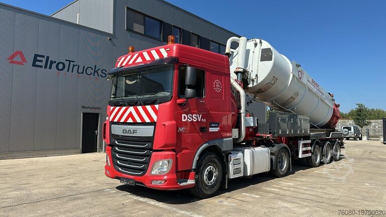 Ассенизаторская машина DAF XF 460 (17500L / IPSAM VACUUM + HIGH PRESSURE /...