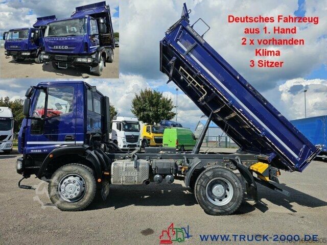 Трехсторонний самосвал Iveco EuroCargo 150E25 4x4 Meiller 3Sitze AHK 174TKM