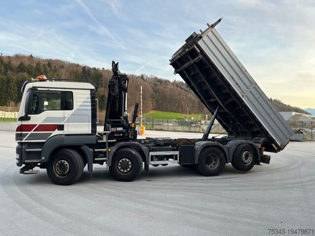 Трехсторонний опрокидыватель MAN TGS 35.480 8x4-6 BL Change system Tipper/Platfo...