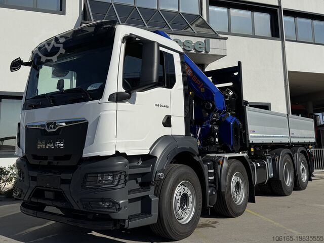 трехсторонний самосвал MAN TGS 35.480