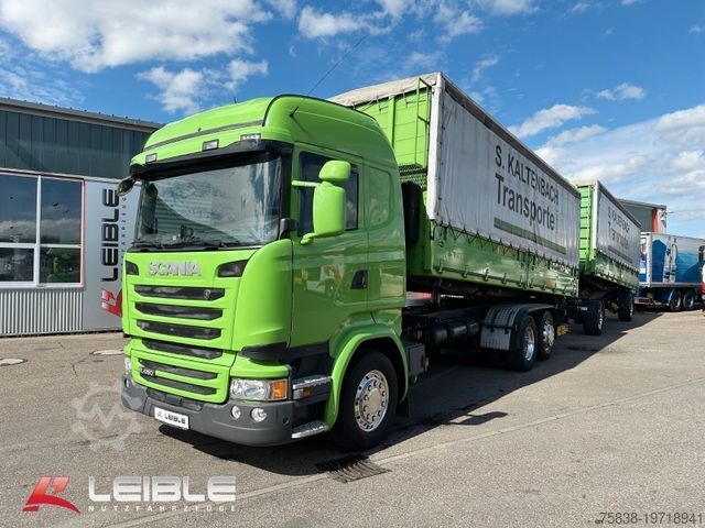 Трехсторонний самосвал SCANIA R 450 6x2*4 *HGE Getreide Kipper*Komplettzug*