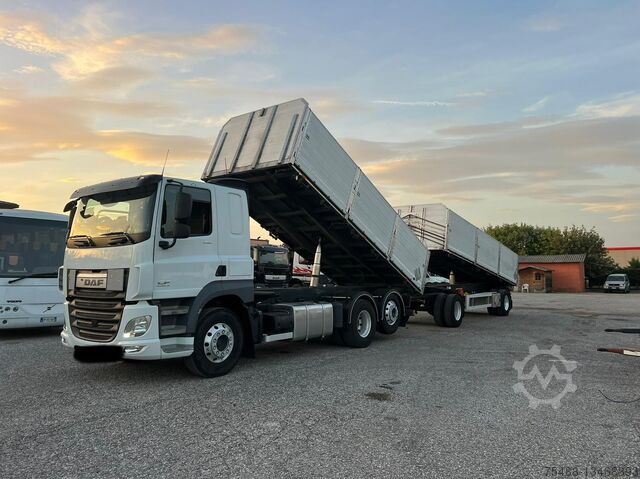 3-сторонний складной корпус DAF CF 460 6X2 ribaltabile 3 lati ADR Euro 6