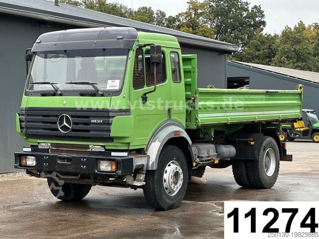 Трехсторонний самосвал MERCEDES-BENZ 1831 K 4x2 Meiller-Kipper Dreiseitenkipper