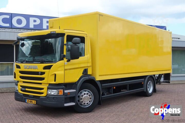 Чемодан Scania P250 4x2 Bakwagen +Dhollandia  klep 1500 kg  E6