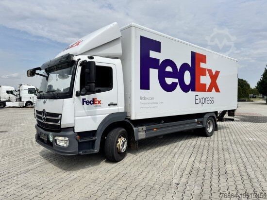 Фургон (грузовой автомобиль) MERCEDES-BENZ ATEGO 1224 KOFFER MIT HEBEBüHNE