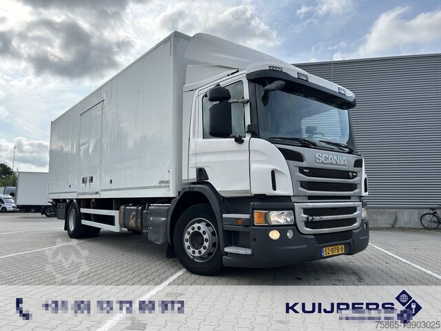 Чемодан Scania P 320 / 18 ton / 545 dkm / Box 8 mtr / Loadlift...